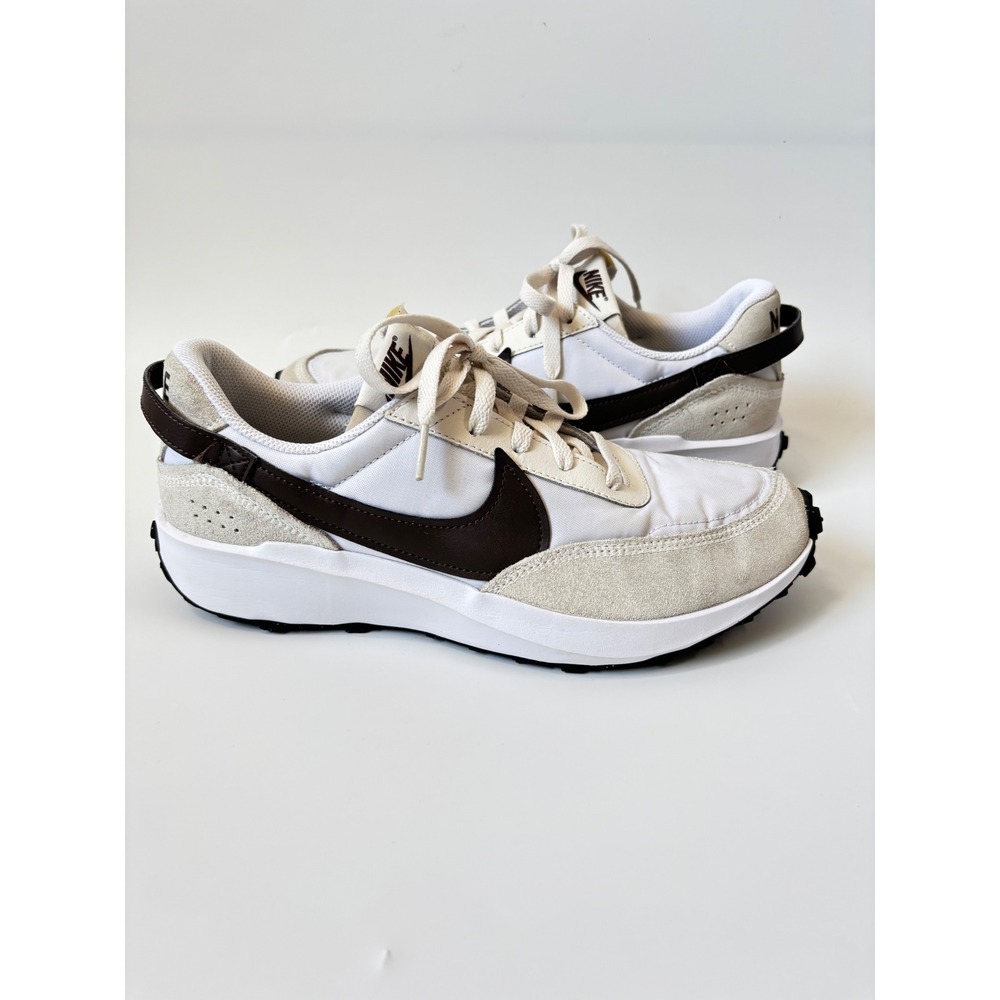 Nike Waffle Debut Sneakers Womens 10 Sail Brown Athletic Activewear Shoes